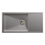 Carysil Micro Radius R10 Single Bowl with Drainer 36x18x8